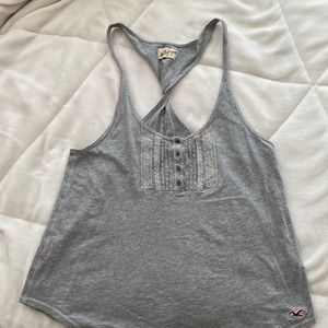 Hollister twist back tank top